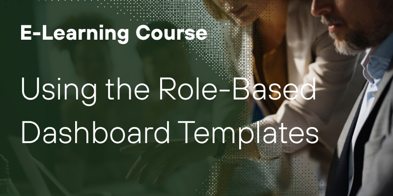 Using the Role-Based Dashboard Templates