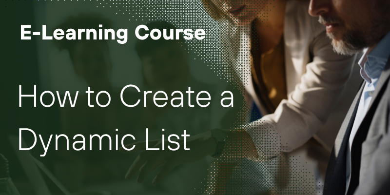 How to Create a Dynamic List