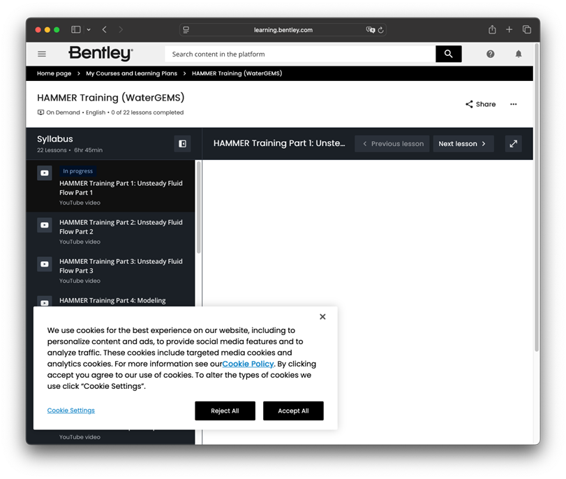 Bentley Learn Announcements - YouTube Videos in Bentley Learn - Communities