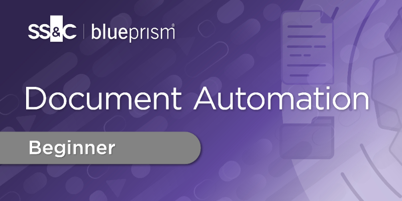 SS&C Blue Prism®  Document Automation Foundation
