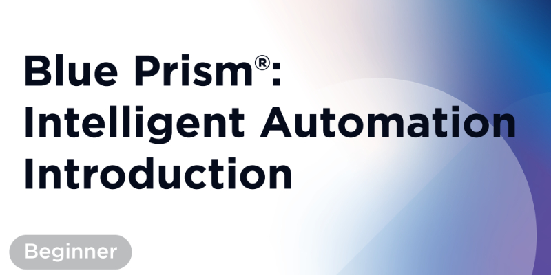 Introdução à Automação Inteligente da Blue Prism®