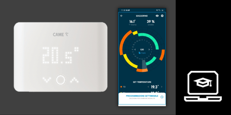 TH/ONE: CHRONOTHERMOSTAT WI-FI MURAL