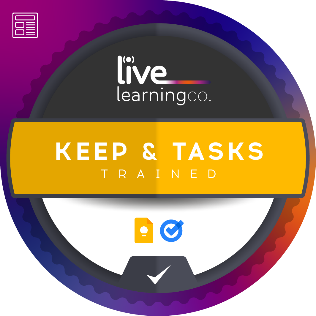 Keep & Tasks Badge