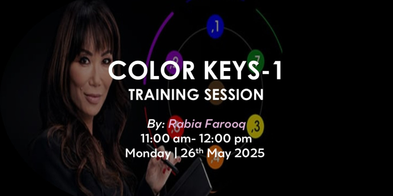 COLOR KEYS 1 - LIVE SESSION BY RABIA FAROOQ - 26TH MAY 2025 Image