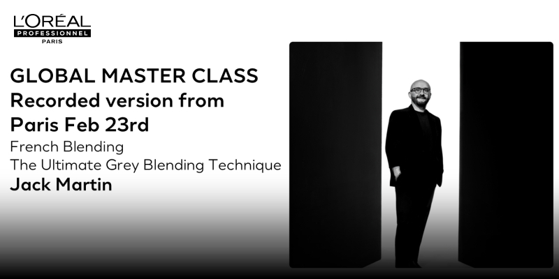 GLOBAL MASTER CLASS | French Blending |  The Ultimate Grey Blending Technique | Jack Martin | Recorded version Paris Feb 23rd |  L’ORÉAL PROFESSIONNEL Thumbnail