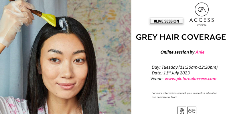 GREY HAIR COVERAGE- LIVE- 11th JULY 2023 BY ANIE  Image