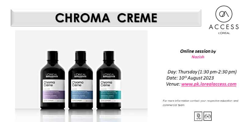 CHROMA CREME- LIVE- 10th AUGUST 2023 BY NAZISH  Image