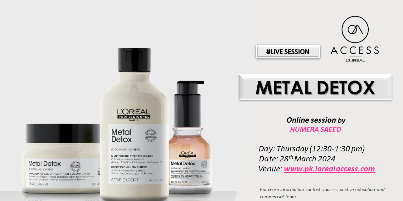 METAL DETOX - LIVE - 28TH MARCH 2024 BY HUMERA SAEED Image