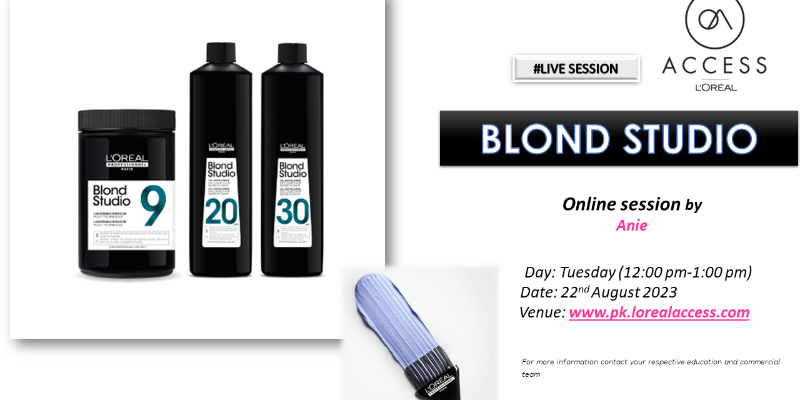 BLOND STUDIO- LIVE- 22nd AUGUST 2023 BY ANIE Image