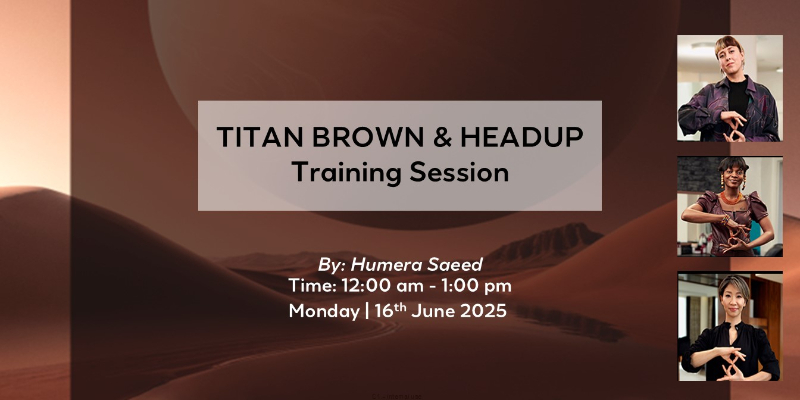 TITAN BROWN & HEADUP - LIVE SESSION BY HUMERA SAEED - 16TH JUNE 2025 Image