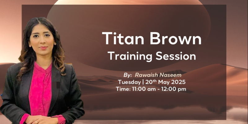 TITAN BROWN TRAINING - ONLINE SESSION BY RAWAISH NASEEM Image
