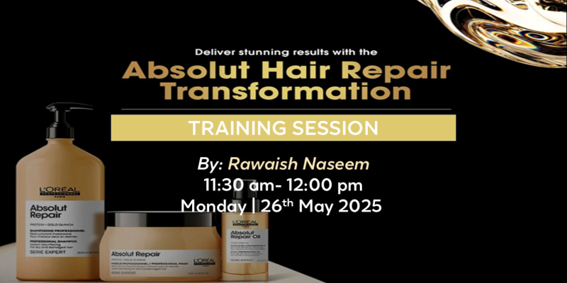 ABSOLUT HAIR REPAIR - LIVE SESSION BY RAWAISH NASEEM - 26TH MAY 2025 Image