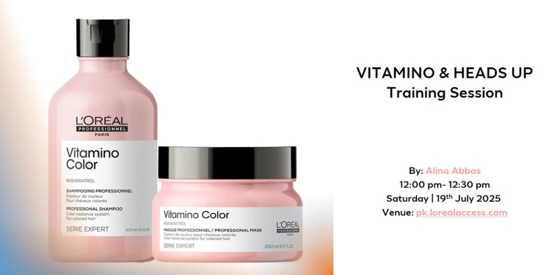 VITAMINO & HEADS UP LIVE – SESSION BY ALINA ABBAS 19TH JULY 2025 Image