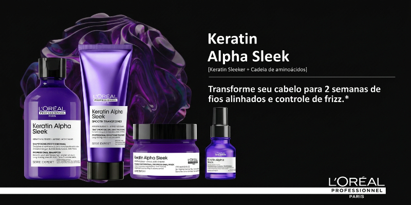 Keratin Alpha Sleek: Acabe com o Frizz, Recupere a Fibra e Garanta Cabelos Alinhados por até 2 Semanas [E-learning] Thumbnail