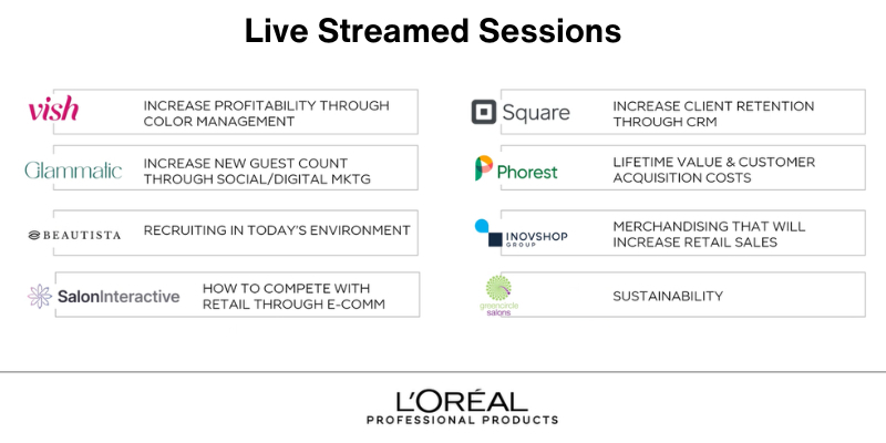 L'Oreal Business Tech Partner Live Streamed Education Thumbnail