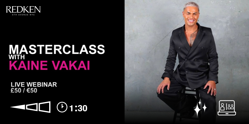 Redken x Kaine Vakai | Online Inspirational Masterclass Thumbnail