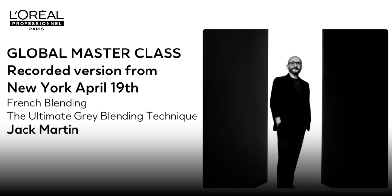 GLOBAL MASTER CLASS | French Blending |  The Ultimate Grey Blending Technique | Jack Martin | Recorded version New York April 19th |  L’ORÉAL PROFESSIONNEL Thumbnail
