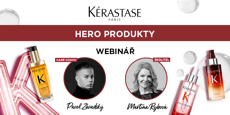 Hero produkty Kérastase | webinář s Martinou Rybovou a Pavolem Závadským Thumbnail