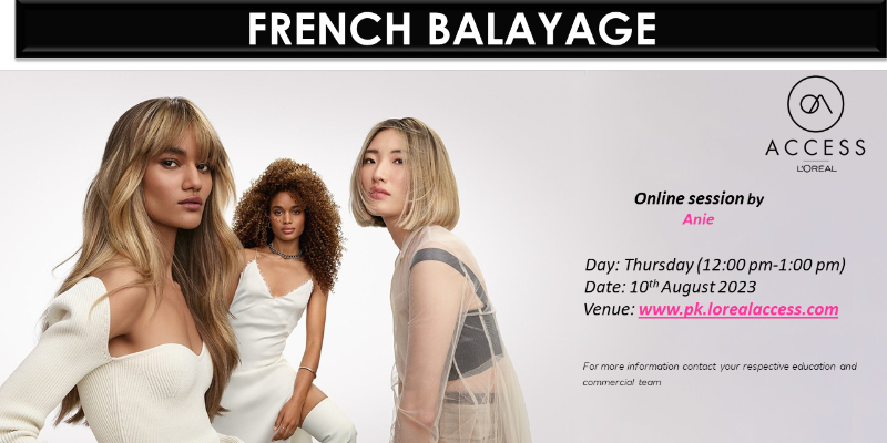 FRENCH BALAYAGE - LIVE- 10th AUGUST 2023 BY ANIE Image
