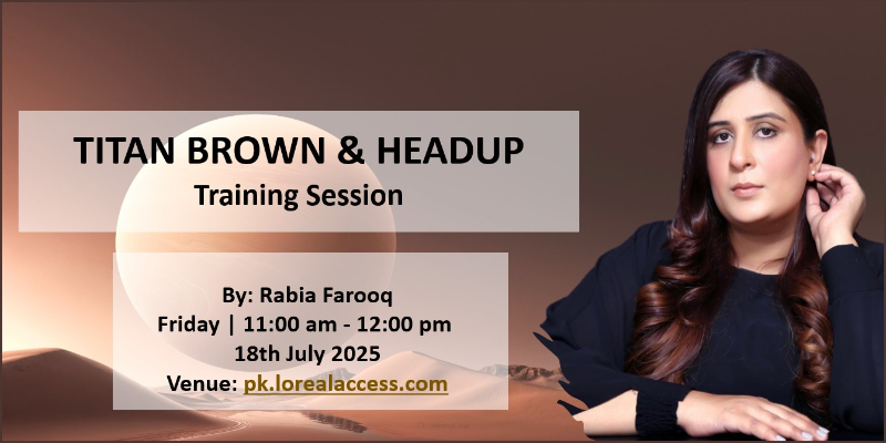 TITAN BROWN & HEADS UP – LIVE SESSION BY RABIA FAROOQ 18TH JULY 2025 Image