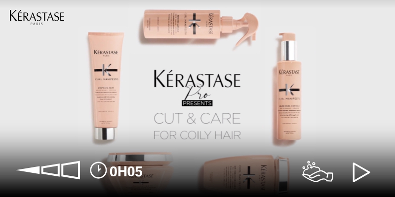 Kérastase | Curl Manifesto - Cut Tutorial Coily Hair Thumbnail