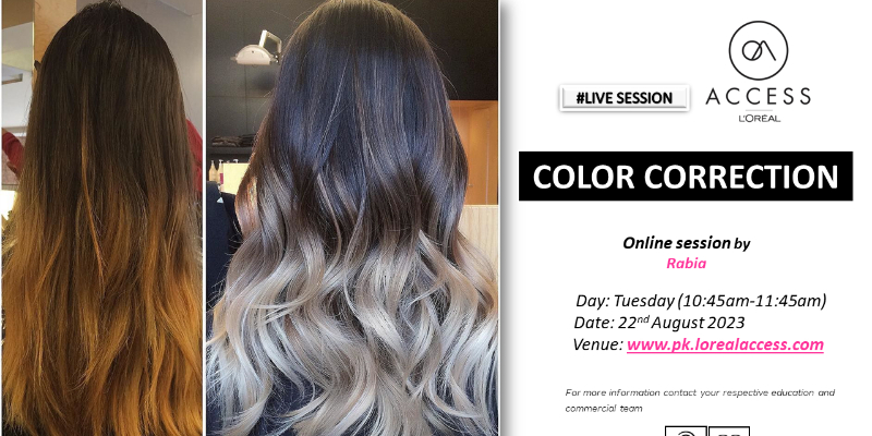 COLOR CORRECTION- LIVE-22nd AUGUST 2023 BY RABIA Image