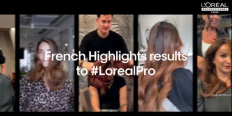How to Do No-Bleach French Highlights | L'Oréal Professionnel Thumbnail