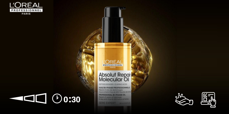 NOVO ÓLEO BÍFASICO ABSOLUT REPAIR MOLECULAR Thumbnail