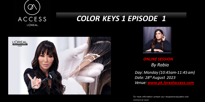 COLOR KEYS 1 - EPISODE 1 - LIVE- 28th AUGUST 2023 BY RABIA  Image