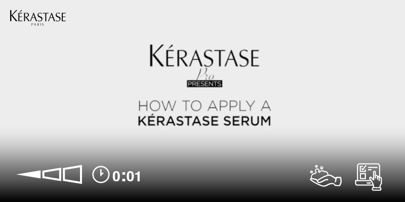KÉRASTASE TREATMENT: HOW TO APPLY A SERUM Thumbnail