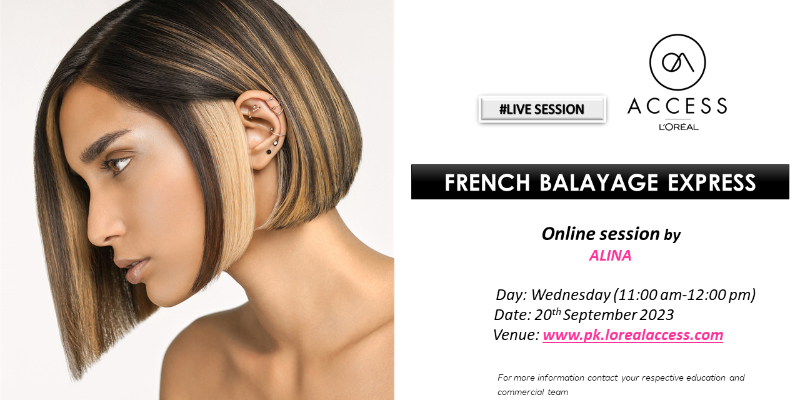 FRENCH BALAYAGE EXPRESS- LIVE - 20th SEPTEMBER 2023 BY ALINA Image