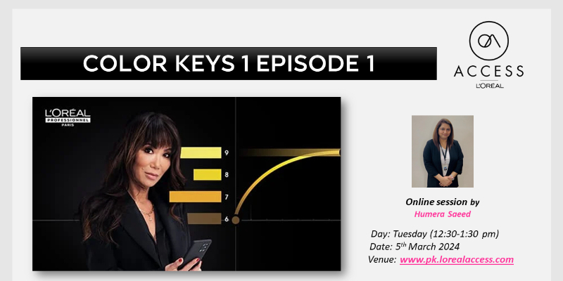 COLOR KEYS 1 EPISODE 1 - LIVE - 5TH MARCH 2024 BY HUMERA SAEED Image