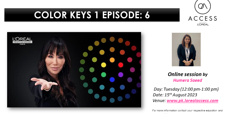 COLOR KEYS 1 EPISODE 6 - LIVE- 15th AUGUST 2023 BY HUMERA SAEED Image