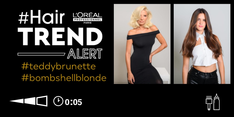 Hair Trend Alert: How to videos #Bombshellblond #Teddybrunette Thumbnail