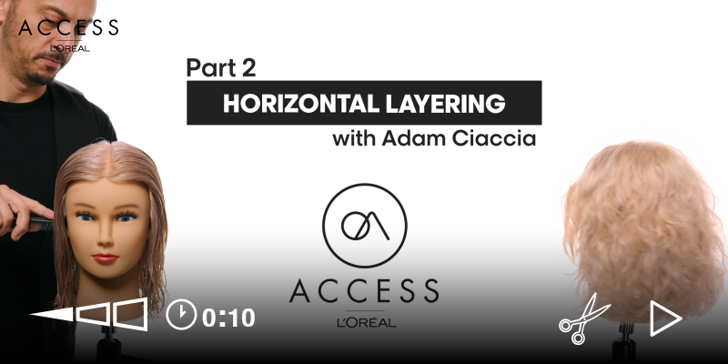 CUTTING FUNDAMENTALS |LONG HAIR LAYERING PART 2 | WITH ADAM CIACCIA