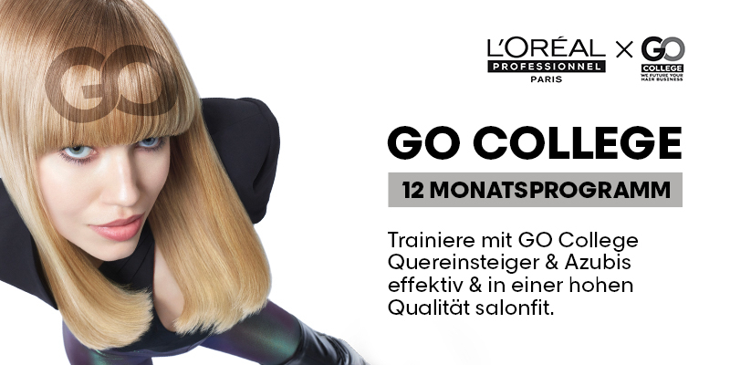 12-Monats-Ausbildung: Hair & Beauty Stylist | GO College x L’Oréal Professionnel Paris AT Thumbnail