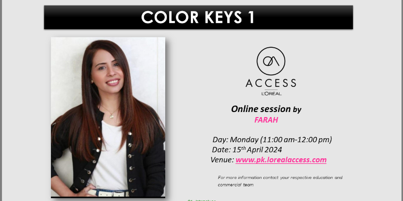 COLOR KEYS 1 - LIVE - 15TH APRIL 2024 BY FARAH  Image