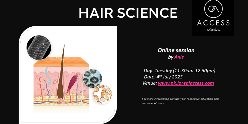 HAIR SCIENCE- LIVE- 4th JULY 2023 BY ANIE  Image