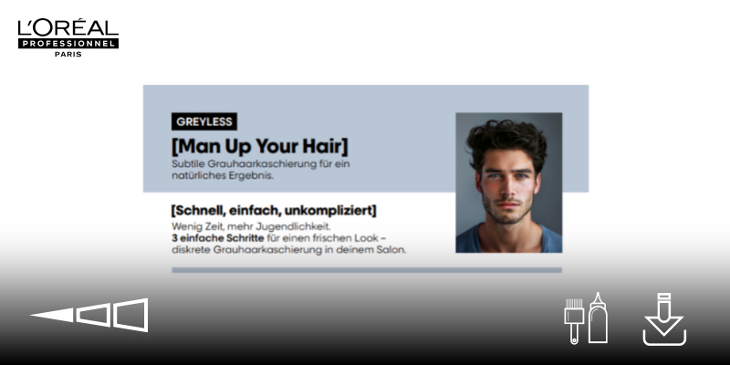 [MAN UP YOUR HAIR] Der Greyless Service AT Thumbnail