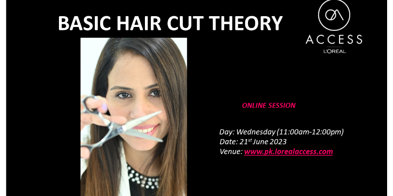 BASIC HAIR CUT THEORY - LIVE- 21st JUNE 2023 BY FARAH  Image