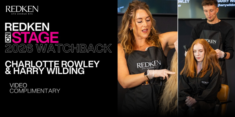 Redken on Stage Watchback 2026 | Charlotte Rowley & Harry Wilding | Redken Haircolor Inspiration Thumbnail
