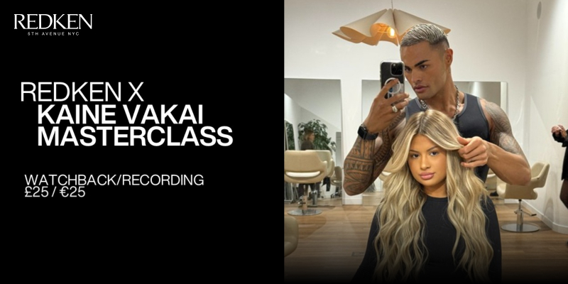 Redken x Kaine Vakai Online Masterclass - Watchback Thumbnail
