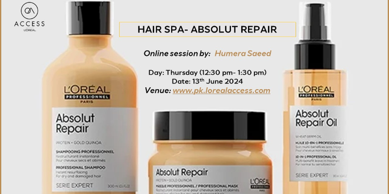 ABSOLUTE REPAIR - LIVE SESSION BY HUMAIRA SAEED ON 13TH JUNE 2024 AT 12:30 PM Image