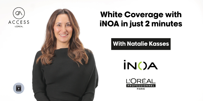 White Coverage with iNOA in just 2 minutes with Natalie Kasses Thumbnail