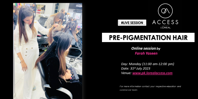 PRE-PIGMENTATION- LIVE- 31st JULY 2023 BY FARAH  Image