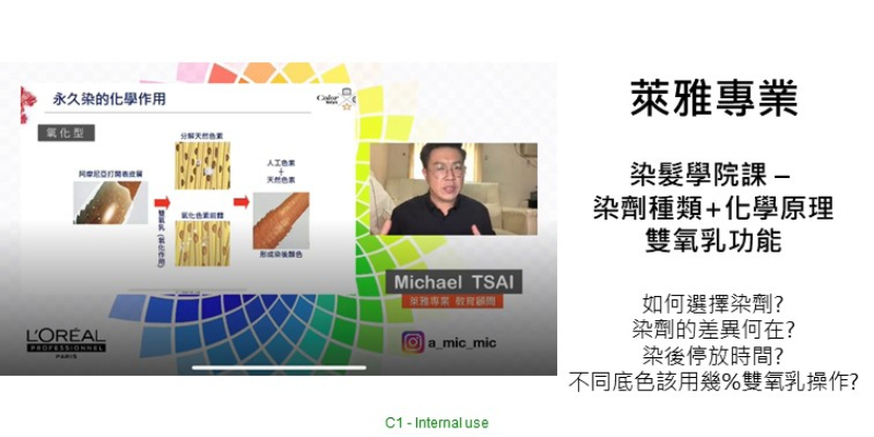 L'Oréal PRO 染髮學院課 - 染劑種類+化學原理+雙氧乳功能 Image