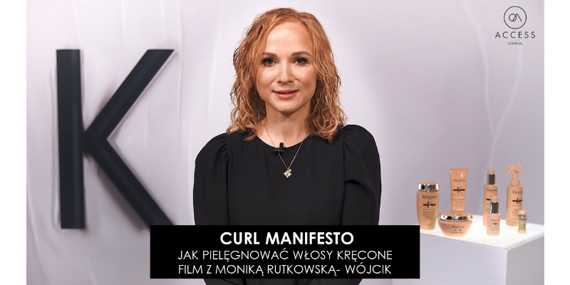 JAK PIELĘGNOWAĆ I STYLIZOWAĆ WŁOSY KRĘCONE - FILM Z MONIKĄ RUTKOWSKĄ- WÓJCIK Thumbnail