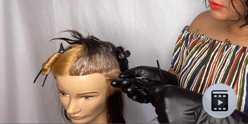 Color Correction: How to Fix Overgrown Roots with Highlights | MATRIX (ENG) Thumbnail