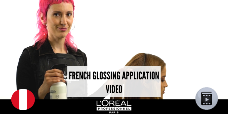 FRENCH GLOSSING APPLICATION|VIDEO| L'ORÉAL PROFESSIONNEL Thumbnail