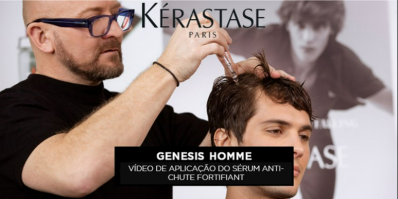 GENESIS HOMME - APLICAÇÃO DO SÉRUM ANTI-CHUTE FORTIFIANT